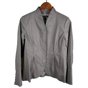 Eileen Fisher Blazer Jacket Women's Petite Small Silk Lined Ramie Italian Office